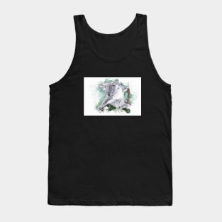 Koala Animal Wildlife Jungle Nature Australia Watercolor Digital Painting Tank Top